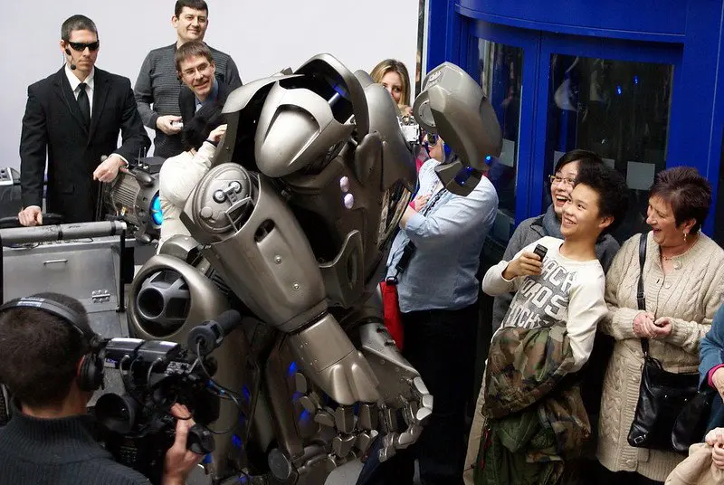 événement grand public avec robot Titan