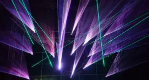 jeux de laser dans un événement