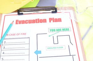  énoncez un plan d’évacuation clair et précis