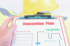 plan d’évacuation