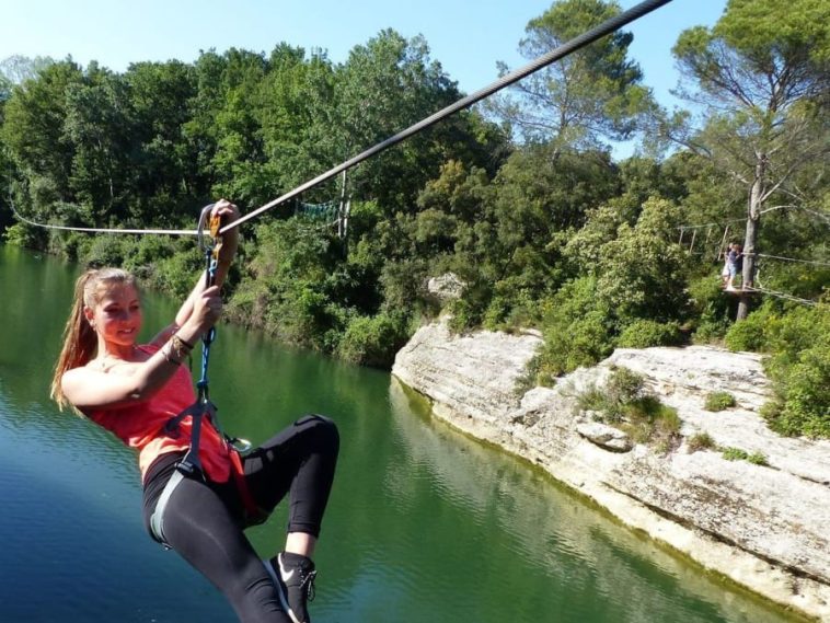 Parc aventure accrobranche à Sommières (30)