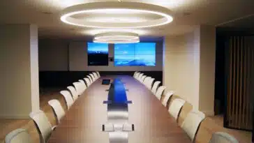 Les disposition d'une salle de réunion