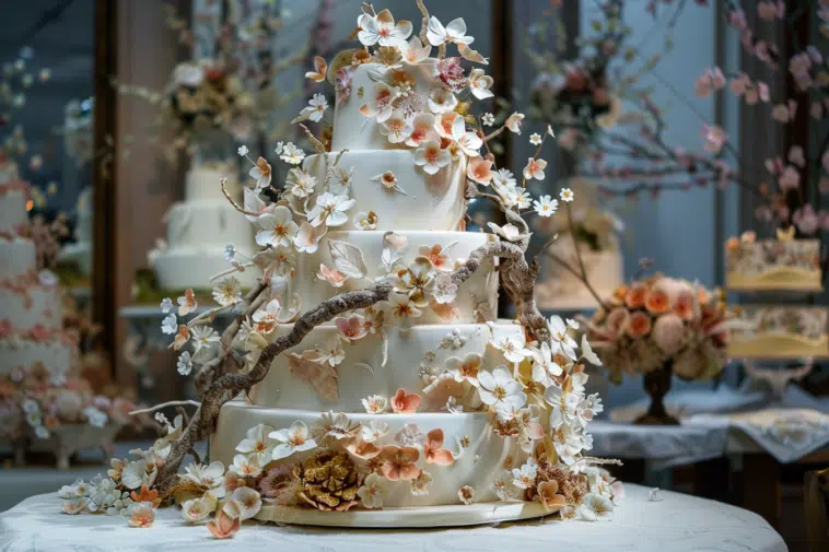 Le gâteau de mariage, le clou de votre réception de rêve