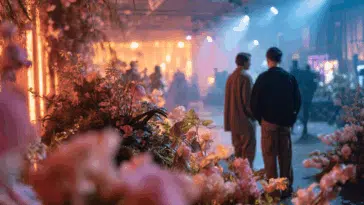 Un événement éphémère sur le thème floral