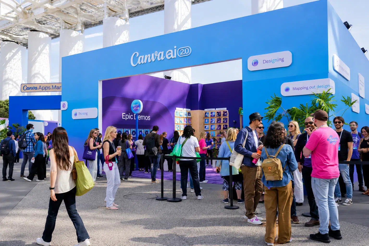 Canva Create 2026 a transformé une conférence tech en terrain de jeu géant